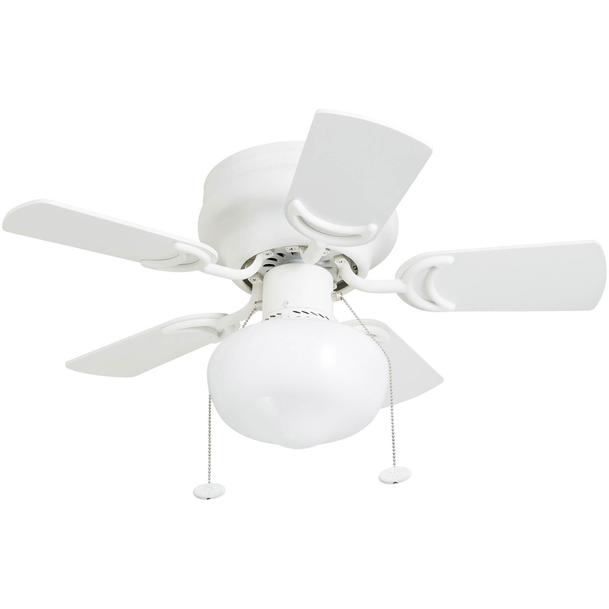 Prominence Home 28in. Hero Small Ceiling Fan, White, Model# 41530